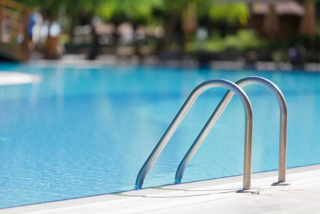 Poolside cleaning by Marin Pool Service